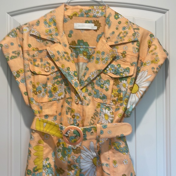 LOLA ROLL CUFF MINI ZIMMERMAN DRESS - Picture 2 of 3